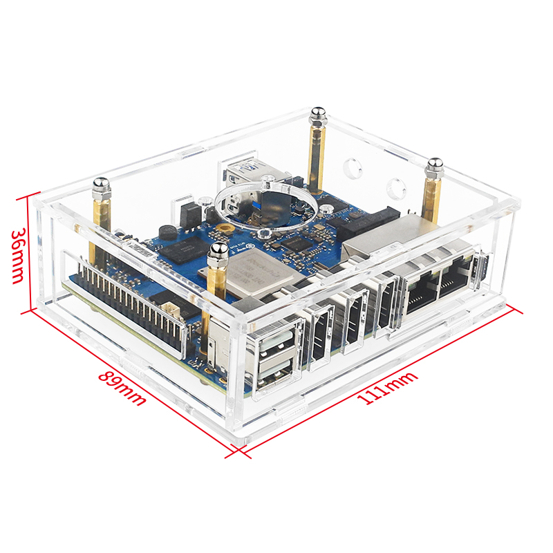 Orange Pi 5 Plus Acrylic Case  - Orange Pi 5 Plus 32Gb review and price